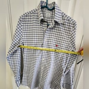 Brooks Brothers Mens Small Long Sleeve Shirt Plaid Pattern